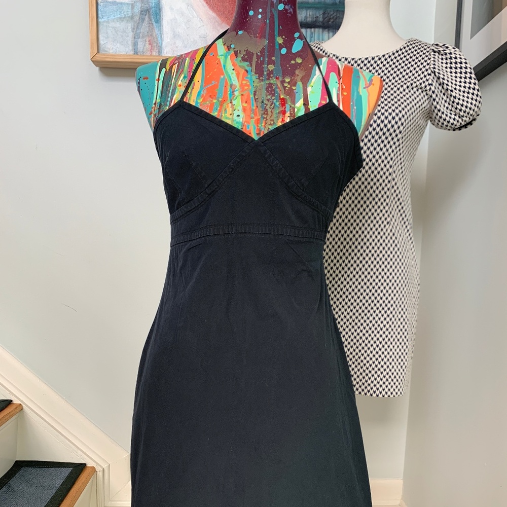 GAP Black Summer Halter Dress